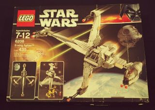 Nib 2005 Lego Star Wars B - Wing Fighter 6208 Lucas Film Ltd.