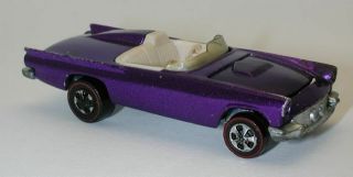 Redline Hotwheels Purple 1969 Classic T Bird Oc9427