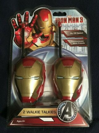 Marvel Iron Man 3 Walkie Talkie Set - Nip