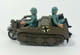 Britains Ltd Diecast Wwii German Diecast Kettenkrad Track Military Vehicle