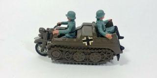 Britains Ltd Diecast WWII German Diecast Kettenkrad track Military vehicle 4