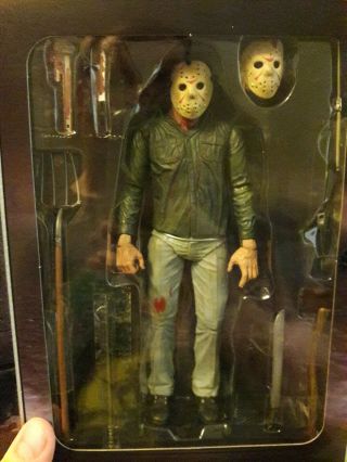 Neca Friday The 13th Part 3 3d Ultimate " Jason Voorhees " 7in Action Figure