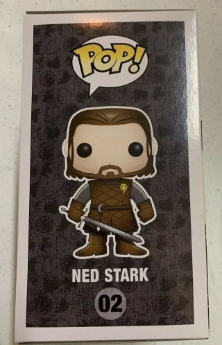 Ned Stark Game of Thrones Funko Pop Vinyl Figurine 02 Vaulted With Protector 4