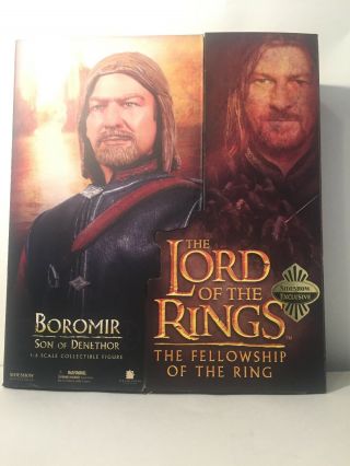 Sideshow Online Lotr 1/6 Scale Fellowship Of The Ring " Boromir " Nib