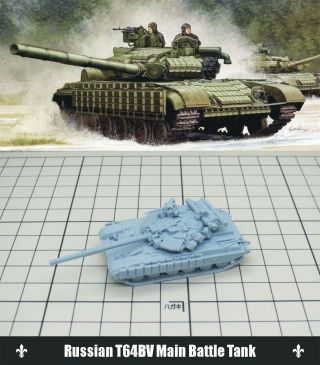 1/144 Resin Kits Russian T64bv Main Battle Tank