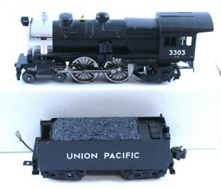 Atlas O Gauge No.  3303 Union Pacific Steam Engine & Coal Tender