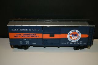 Aristo - craft 46011 Baltimore & Ohio Steel Box Car,  G - Scale 5