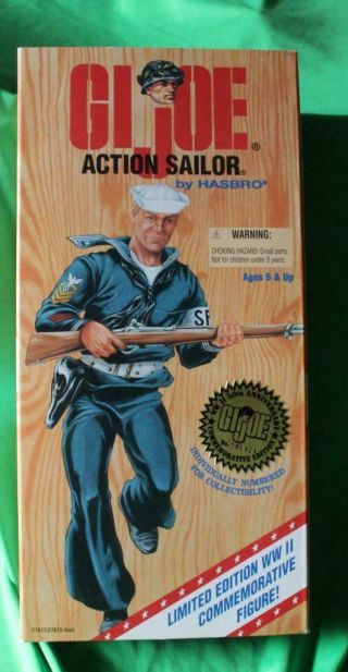 Gi Joe Action Sailor 12 " Action Figure Hasbro Nrfb 1995