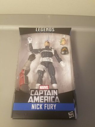Marvel Captain America Legends Series Nick Fury Figure Nib