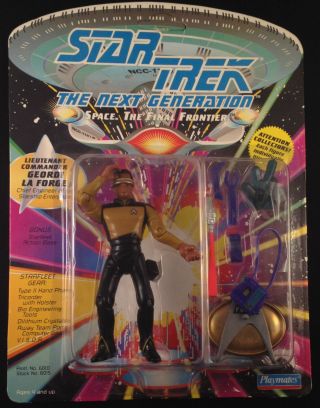 5 " Star Trek The Next Generation Figure - Lt.  Cmdr.  Geordi Laforge - Playmates