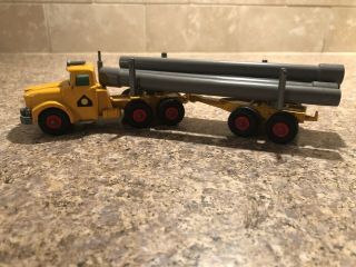 1960 ' s Matchbox King Size Scammel Pipe Truck With Pipes No.  K - 10 2