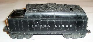 LIONEL 2466W POSTWAR (1946) TENDER ALL 100 FUNCTIONAL AS FACTORY INTENDED 5