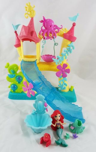 Little Kingdom Disney Princess Ariel Sea Castle W/ Doll Furniture Accessories