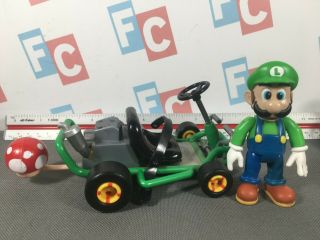 Marvel Toy Biz Toybiz Nintendo Video Game Superstars Mario Kart 64 Luigi & Cart