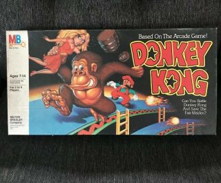1982 Donkey Kong Board Game Milton Bradley - 100 Complete