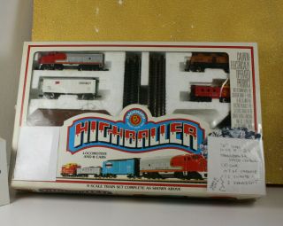 Bachmann 50 - 4300 N Scale Highballer Train Set With Upgraded Cars A4 70y
