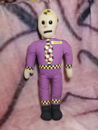 Vintage Crash Test Dummies - " Spin " Plush Stuffed Toy 16 " - 1992 Ace Novelty