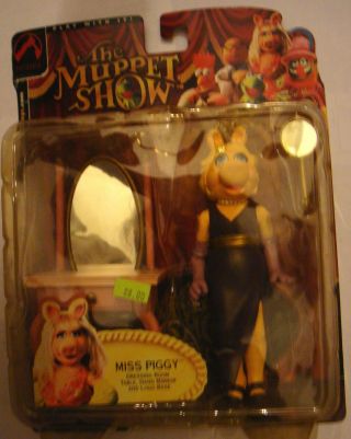 Muppets Miss Piggy With Dressing Room Figure