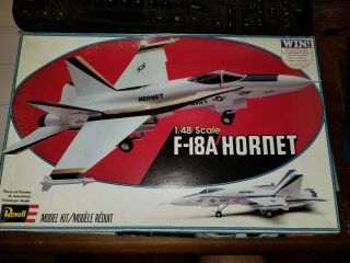 Revell 4500 F - 18a Hornet 1/48 Scale Jet Aircraft Kit