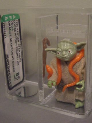 Vintage Star Wars Yoda Afa 85 Kenner 1980 Loose Figure Hk