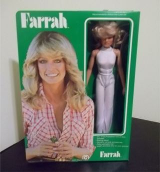 Vintage 1977 Mego Figure 12 " Farrah Fawcett Majors Doll Rare Nrfb