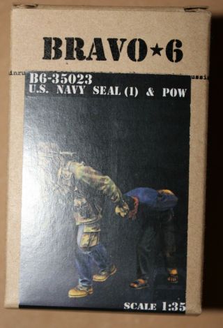 ▓▒░ Bravo 6 1/35 Resin Figure B6 - 35023 U.  S.  Navy Seal (1) & Pow Vietnam