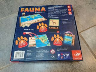 Foxmind FAUNA A Wild Board Game by Friedemann Friese 2010 Out of Print Complete 7
