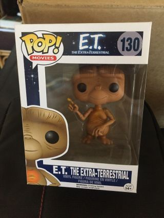 E.  T.  The Extra - Terrestrial 130 Et Funko Pop Vinyl - Rare Vaulted