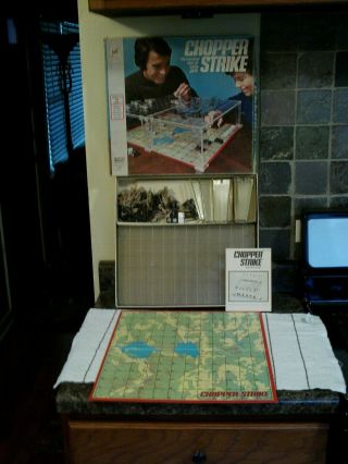 1976 Milton Bradley Chopper Strike Board Game - - Complete With