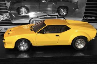 Ford Detomaso Pantera 1/18 Diecast Car Hot Wheels Model Car Yellow Birthday Gift