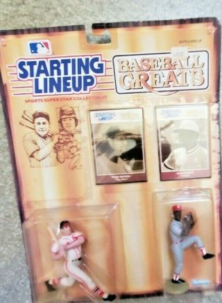Baseball Greats Stan Musial And Bob Gibson 1989 Starting Line Up