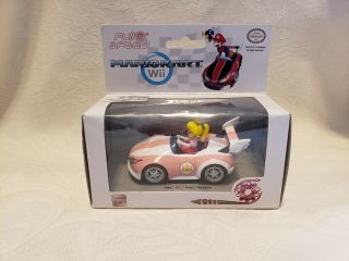 Mario Kart Wii Pull Speed Car Wild Wing Peach 19306 Princess Peach Figure