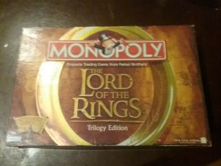 Monopoly The Lord Of The Rings Trilogy Edition.  Complete