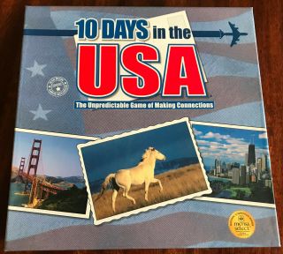 Out Of The Box Boardgame 10 Days In The Usa Complete