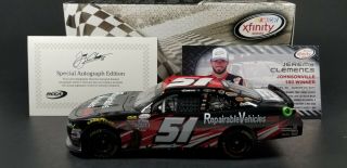 2017 Jeremy Clements Race Win Diecast 1 Of 288 Autographed With
