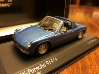 1/43 Minichamps Porsche 914/4 - 1973 - Blue Metallic