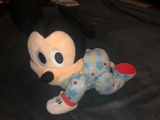 Disney Baby Musical Crawling Pals Plush Mickey Mouse Encourages Baby To Crawl