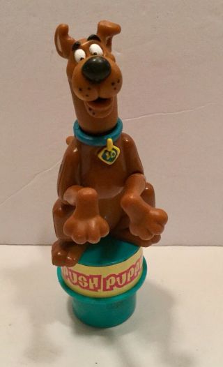 Scooby Doo Hanna Barbera Push Puppet Plastic Toy