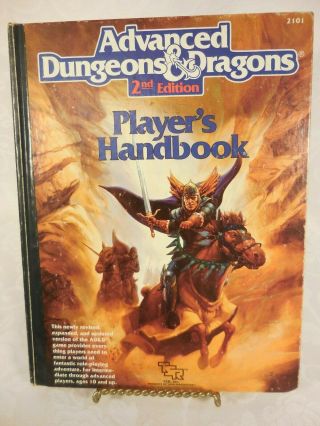 Advanced Dungeons And Dragons 2nd Edition Players Handbook By Zeb Cook (1989)