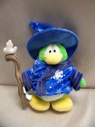 Disney Club Penguin Series 9 Blizzard Wizard 7 " Plush No Coin Or Code With Tag