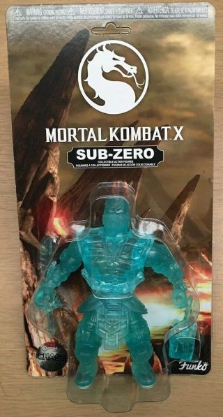 Mortal Kombat X - Sub - Zero Savage World 5.  5 " Action Figure (chase Edition)