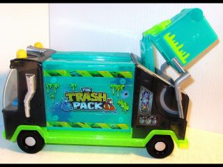 Moose Trash Pack Garbage Truck & 14 Trashies Squishie Figures,  Cans/Containers 5