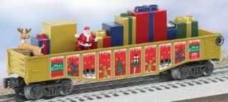 Lionel 6 - 26856 Operating Christmas Chase Gondola Ln