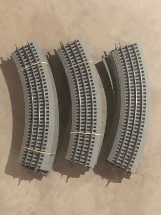 (15) Lionel Fastrack 0 - 36 Full Curve Train Track Sections In
