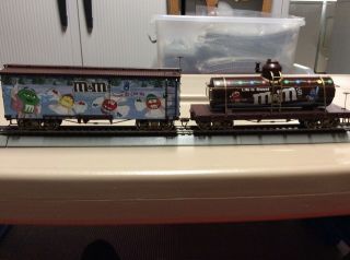 Hawthorne Village Train,  M&m Boxcar And M&m Tank Car.