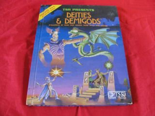 Advanced Dungeons And Dragons Deities & Demigods 1980 Tsr Game Book A D&d 128 Pg