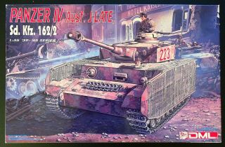 Dml Panzer Iv Ausf.  J Late Sd.  Kfz.  162/2 / Kit Started / All Is There 1/35
