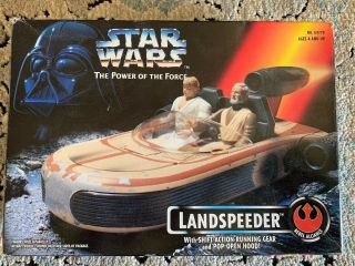 Potf Star Wars 1995 KENNER STAR WARS POWER OF THE FORCE LANDSPEEDER 2