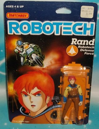 Robotech Invid Series Defense Force Rand Figure Vintage 1985 Matchbox