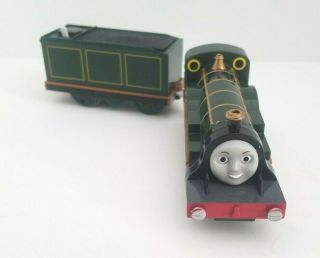 Thomas & Friends Motorized Train 2009 Mattel Emily And Tender Trackmaster